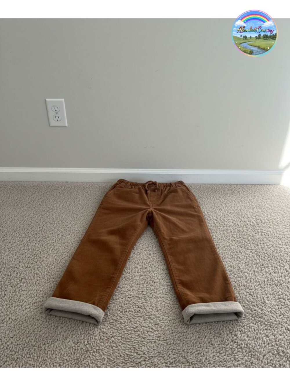 Boys Toddler Corduroy Pull-On Pants with Drawstring